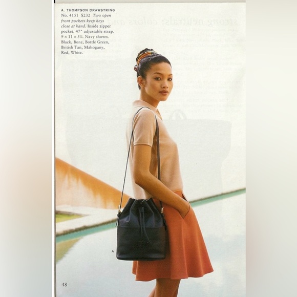 Vintage Coach Red Thompson Drawstring Bag 4151 Bucket Bag - Picture 16 of 16